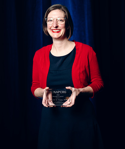 Amanda Weidner, MPH, 2024 NAPCRG President’s Award