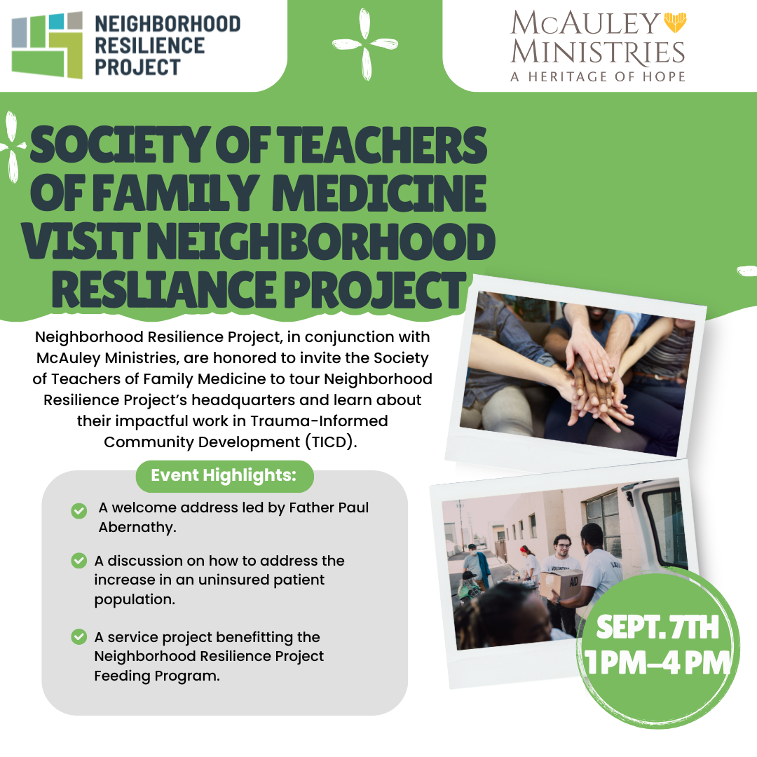 STFM flier Neighborhood Resilience Project